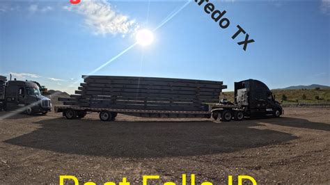 PRIME INC FLATBED FEMALE Laredo TX To Post Falls ID Load Of Steel OTR