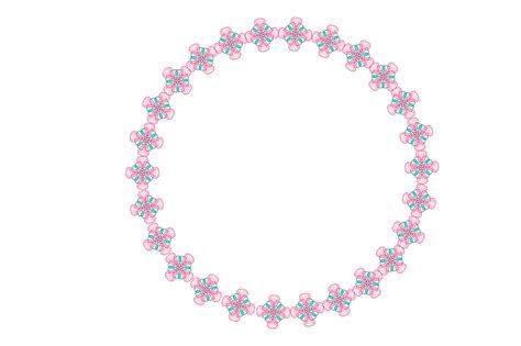 Circle Monogram Frame Border With Transparent Background 33893125 PNG