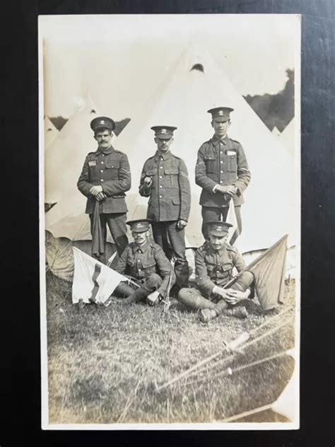 Ww1 Soldiers East Kent Buffs Regiment Signals Section Territorial