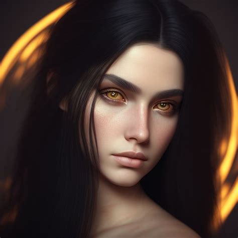 Real Girl With Golden Eyes