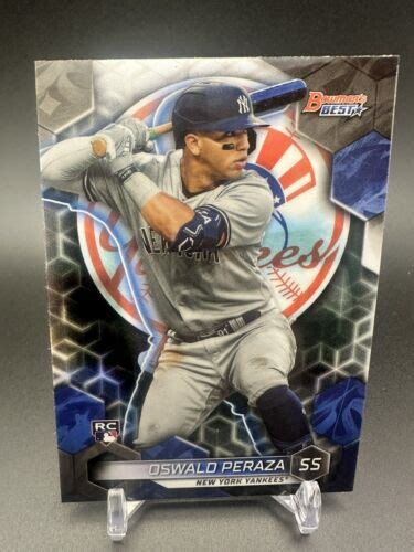 Bowman S Best Oswald Peraza Rc New York Yankees Ebay