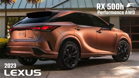 Lexus Rx H F Sport Performance Awd Fuel Efficient Hybrid Suv