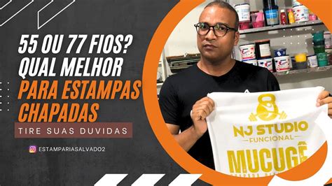 Como Estampar Corretamente Fio 77 E 55 YouTube