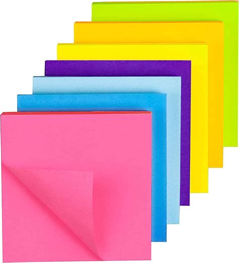 Self Sticky Notes Pad Its 560 Sheets 3x3 Inch Colorful