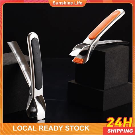 Stainless Steel Hot Plate Holder Dish Gripping Clamp Tool Anti Scald Gripper Anti Hot Bowl Clip