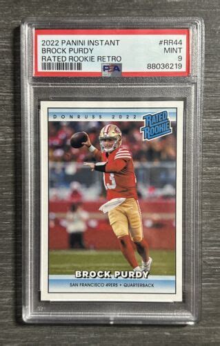 Brock Purdy Panini Instant Donruss Retro Rated Rookie Rc Sp