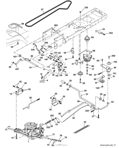 Husqvarna YTH 2448 96015000101 2005 03 Parts Diagram For Drive