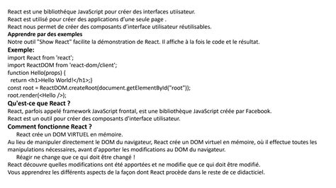 Solution Cours React Js Studypool