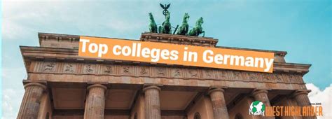 Top colleges in Germany 2021