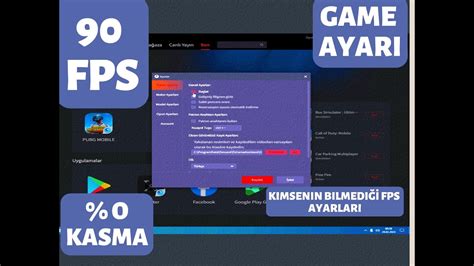 EMILATÖR AYARLARI PUBG FPS SORUNU GAMELOOP AYARLARI KASMA YOK DONMA