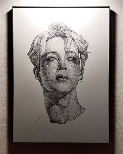 An Illustration Featuring Bts Jimin By Lee K Sold Out Immediately In