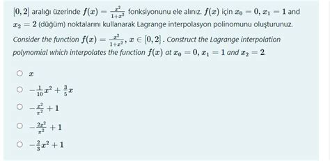 Solved Aral Zerinde F X X X Fonksiyonunu Ele Chegg