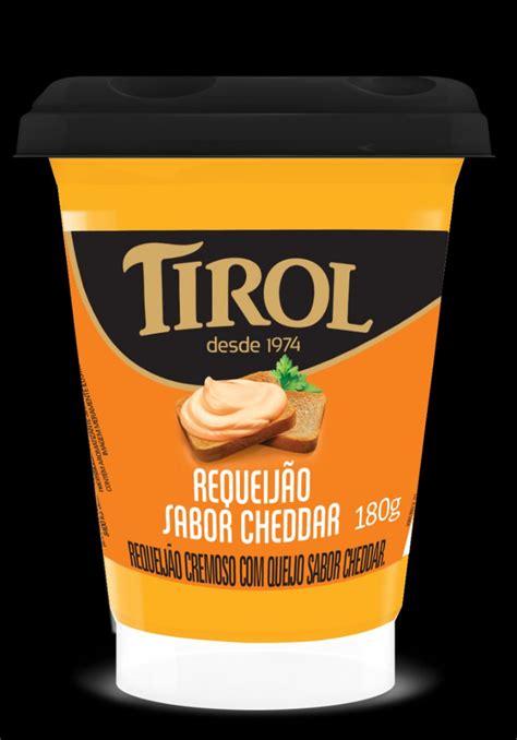 Tirol Lan A Requeij O Cremoso Cheddar E Queijo Peda O Na Exposuper