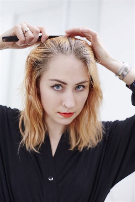 Step 3 Section Your Hair How To Do Pin Curls At Home Popsugar