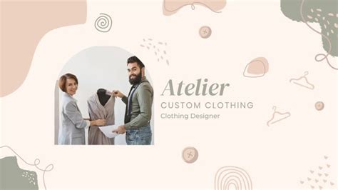 Free Clothing Fashion Atelier YouTube Banner template