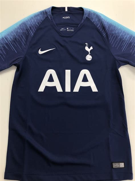 Tottenham Hotspur Away Football Shirt 2018 2019 Sponsored By Aia