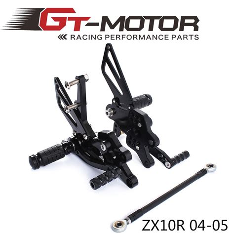 Gt Motor Full Cnc Aluminum Motorcycle Rearsets Rear Set For Kawasaki