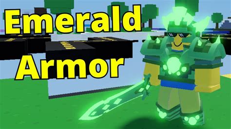 Emerald Armor [bed Wars] Youtube