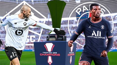 Lille Vs Psg Final Troph E Des Champions Pes Youtube