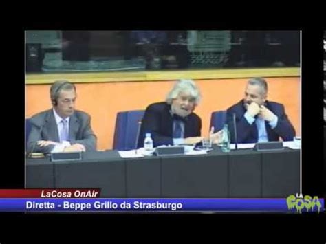 Intervento Di Beppe Grillo A Strasburgo Seconda Parte Youtube