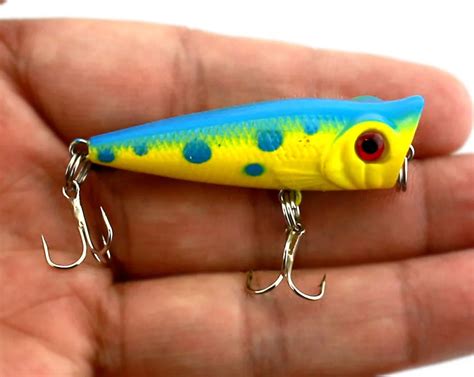 Super Mini Popper 4 9g 5cm Fishing Lure Topwater Hard Bait Artificial