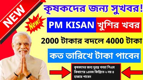 Pm Kisan New Installment Big Update Pm Kisan 14th Installment Pm