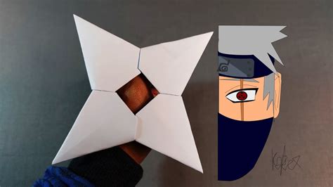 Cara Membuat Senjata Naruto Shuriken Origami Bintang Ninja Youtube