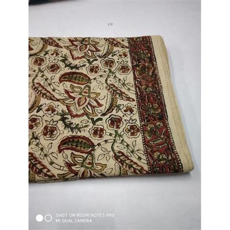 Light In Weight Kalamkari Hand Block Print Cotton Fabric At Best Price