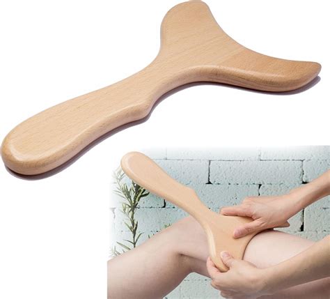 Usmack Wooden Lymphatic Drainage Tool Gua Sha Scraping Tools Wood