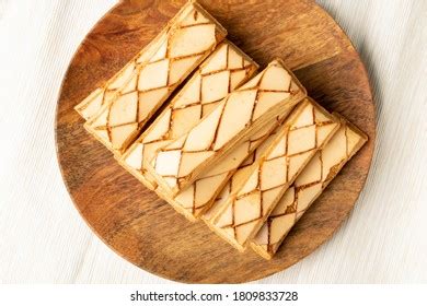 Sfogliatine Glassate Italian Puff Pastry Glazed Stock Photo