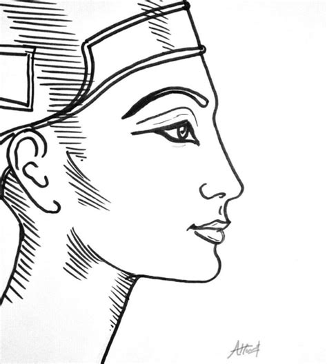 Dibujos Egipcios Para Colorear Nefertari Y Nefertiti Peque Osaes