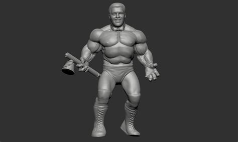 Obj File Ljn Style Wrestler Rick The Model Martel・3d Printing Model To