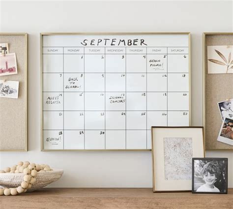 Foley Magnetic Whiteboard Calendar | Pottery Barn