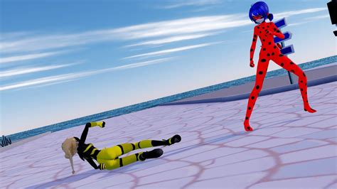 Mmd Miraculous Fight Furious Kicks Youtube