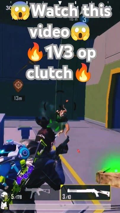 1v3 Op Clutch 🥵😱🔥 व्हिडिओ आवडल्यास Like Share Subscribe करा Bgmi