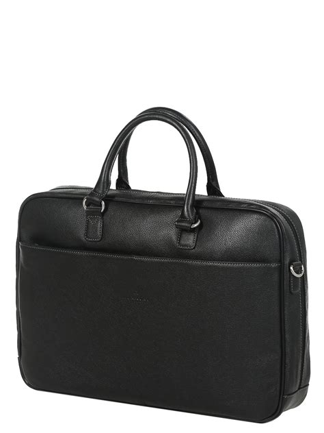 Business Sac Homme Serviettes Hexagona Serviette Poignees Cuir