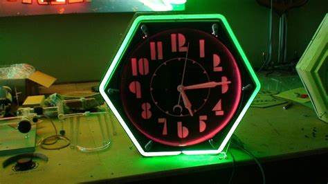 Vintage Neon Advertising Clocks Old Neon Clocks Vintage Neon Signs