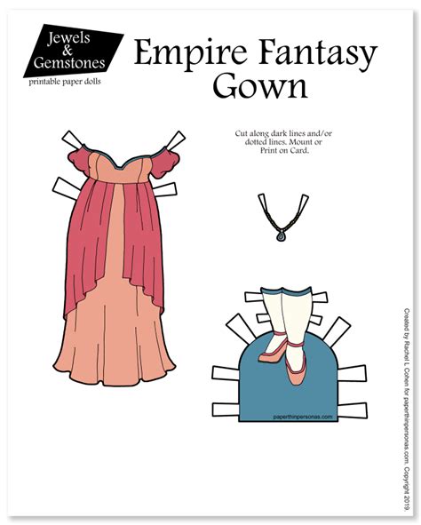 A Super Pretty Empire Fantasy Gown • Paper Thin Personas