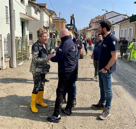 Alluvione Sopralluogo A Cesena Del Presidente Bonaccini Insieme Al