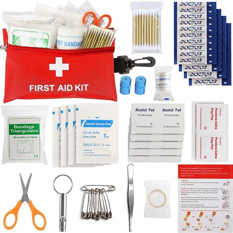 Amazon Small First Aid Kit 98 Piece First Aid Kit Small Travel