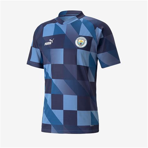 Puma Manchester City 2023 Pre Match Shirt Lake Blueparisian Night