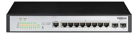 Switch Gerenciavel 8p Giga 2p Sfp Sg 1002 Poe L2 Intelbras