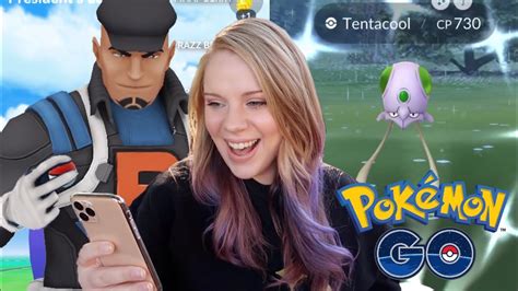 Battling Cliff Shiny Caught Pokemon Go Team Rocket Leader Battles