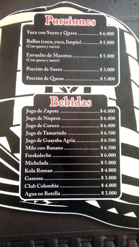 Carta Del Restaurante Coste Os Y Aja Villavicencio