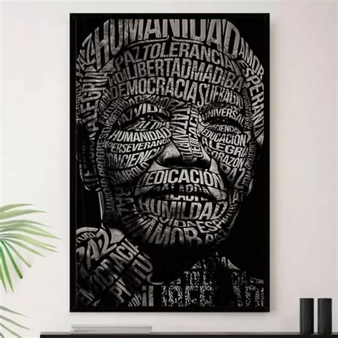 Quadro Nelson Mandela Africa Historia Decorativo A X Cm Mercadolivre