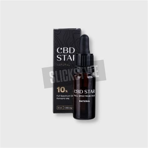 Cbd Star Natural Konopný Olej 10 10 Ml 1000 Mg Slickstyle Cz