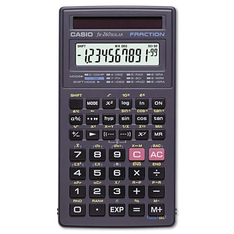 Casio FX-260 Solar All-Purpose Scientific Calculator, 10-Digit LCD ...