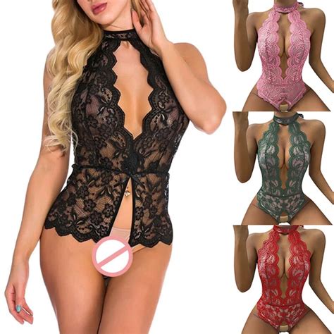 Femmes Sexy Lingerie One Piece Nuisette Body Pyjama Nounours Transparent Eur Picclick Fr