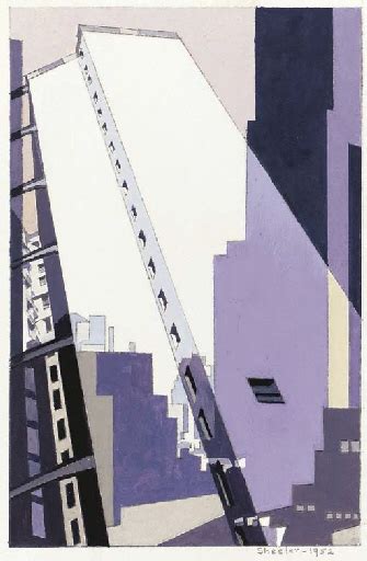 Charles Sheeler Convergence Ii 1952 Mutualart