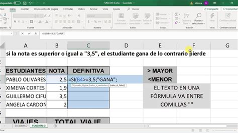 Ejercicios Practicos De La Funcion Si En Excel Youtube Images